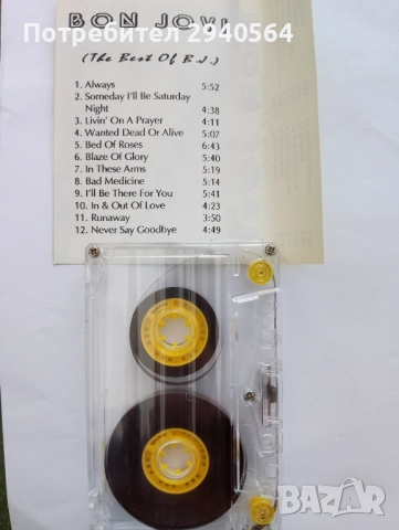 BON JOVI, снимка 2 - Аудио касети - 52510071