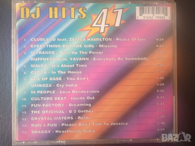 Dance / Денс музика от 90-те год. - DJ Hits Vol. 41, снимка 2 - CD дискове - 44585420
