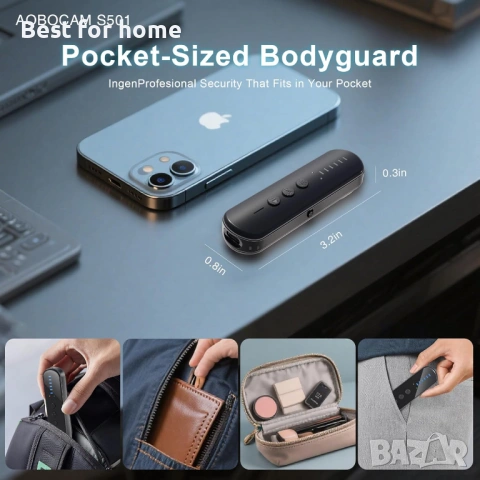 Антишпионски детектор за скрита камера с 99% точност, намира GPS тракери и устройства за подслушване, снимка 6 - Друга електроника - 53948244