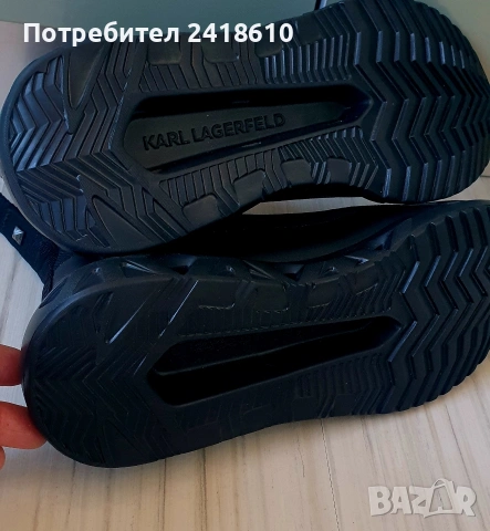Karl Lagerfeld Run Mens Size 42/26.5см Uk 8 US 9 НОВО! ОРИГИНАЛ! Мъжки Спортни обувки, снимка 12 - Спортни обувки - 54099322