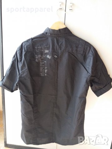 Мъжка риза Necu в черно, снимка 4 - Ризи - 30467158