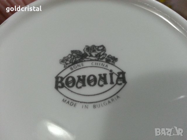 Български костен порцелан Бононя захарница , снимка 3 - Антикварни и старинни предмети - 42144910