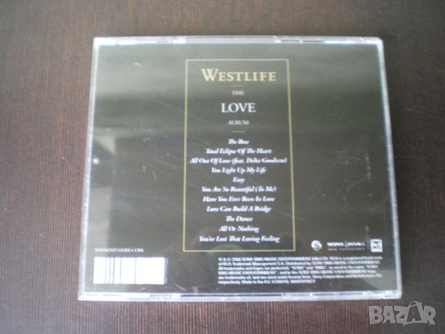 Westlife ‎– The Love Album 2006 CD, Album, снимка 3 - CD дискове - 44737250