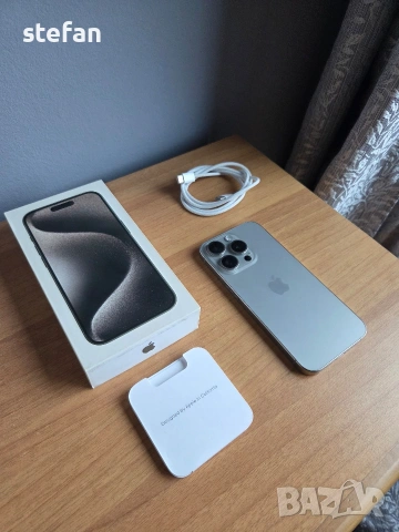 Като Нов iphone 15 pro 100% Battery