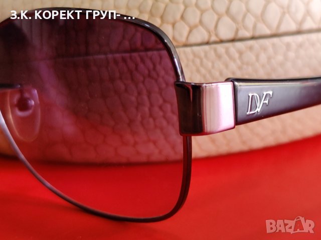 Дамски слънчеви очила Diane von Furstenberg, снимка 7 - Слънчеви и диоптрични очила - 40825360