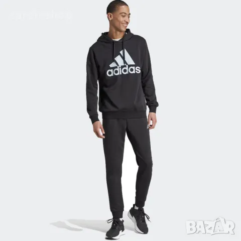 суитчър с качулка и долнище Adidas оригинален анцуг, снимка 1 - Спортни дрехи, екипи - 49028289