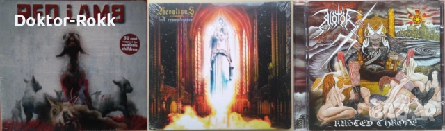 Red Lamb ‎+ Revoltons + Riotor – Metal CDs - оригинални дискове