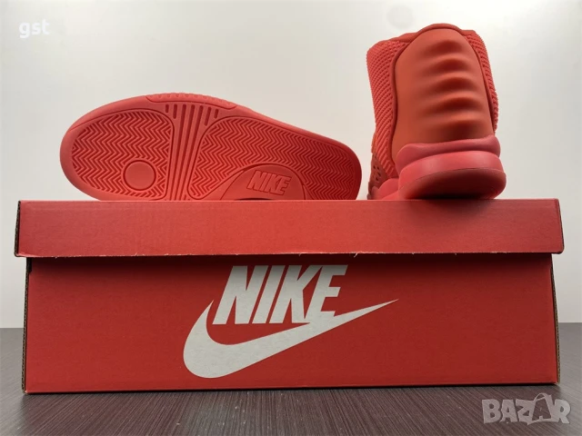 Изключително Редки Nike Air Yeezy 2 Red Kanye West баскетболни маратонки мъжки, снимка 8 - Маратонки - 51048378