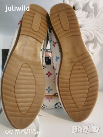 Обувки N39, подарък чантичка, снимка 5 - Дамски ежедневни обувки - 30094833