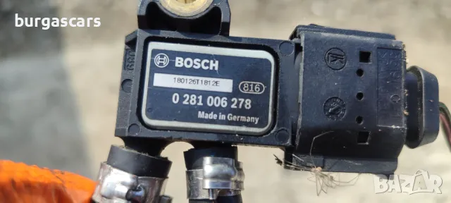 Сензор, налягане 0 281 006 278 Mercedes E220 W211 2.2CDI - 170к.с. - 50лв, снимка 2 - Части - 49325912