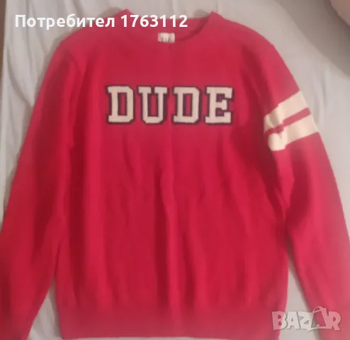 Gap детски пуловер, памук, полиестер и вълна, за 10-11 г.дете, L размер