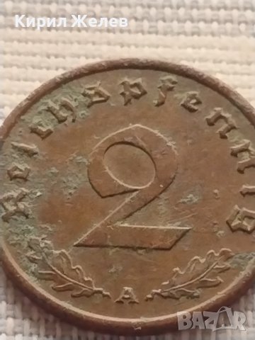 Монета 2 райхсмарки 1939г. Германия Трети Райх с СХВАСТИКА за КОЛЕКЦИЯ 29568, снимка 2 - Нумизматика и бонистика - 42823203