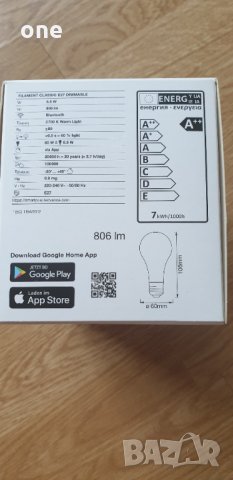 Нов Google Home mini + Ledvance filament смарт комплект, снимка 6 - Bluetooth тонколони - 33957546