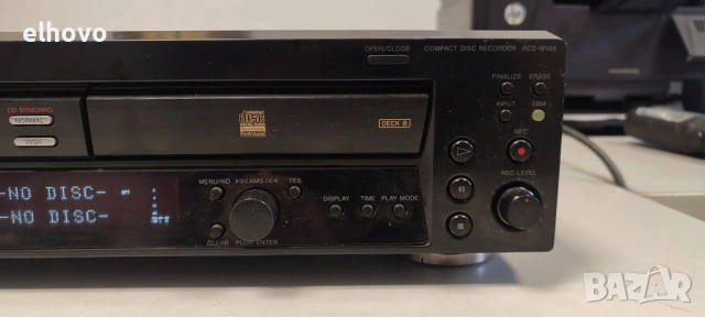 CD recorder Sony RCD-W100, снимка 3 - Ресийвъри, усилватели, смесителни пултове - 53201040