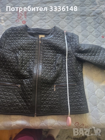 Дамско яке от естествена кожа, снимка 2 - Якета - 52138367