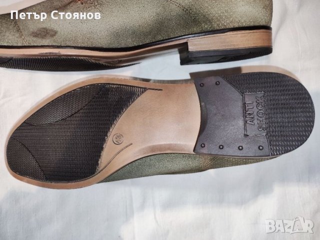 Стилни и италиански обувки от естествен велур Roberto Renzo №43, снимка 10 - Официални обувки - 35508465