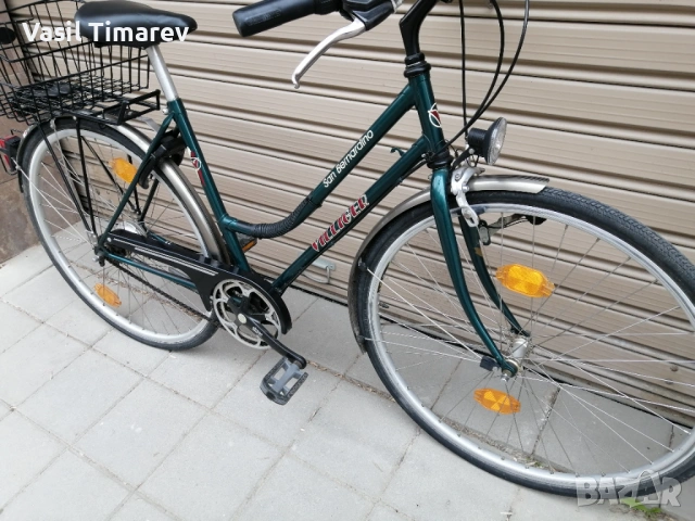 Зелен немски велосипед San bernandin 28' Топ качество! , снимка 4 - Велосипеди - 53921404