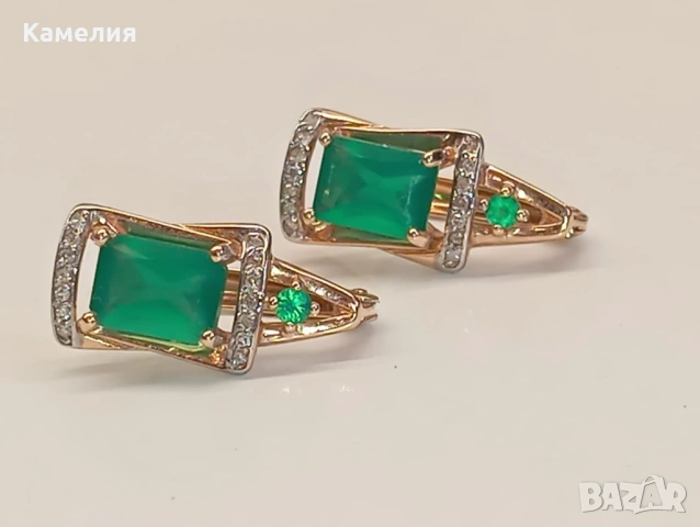 Руско злато , снимка 2 - Обеци - 53946084