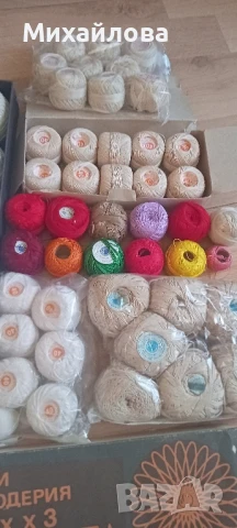 Котон кроше, Перле и „Жулиета“ от 20 гр. и 50 гр., снимка 3 - Гоблени - 46342743