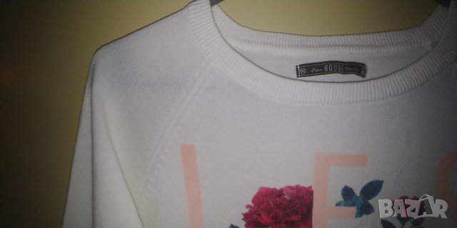 Тънък памучен пуловер нa House, XS, снимка 3 - Блузи с дълъг ръкав и пуловери - 40298751