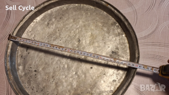 ✅КАЧЕСТВЕНА МЕДНА ТАВА - ИНЕМ - 40 СМ❗, снимка 6 - Антикварни и старинни предмети - 51973802