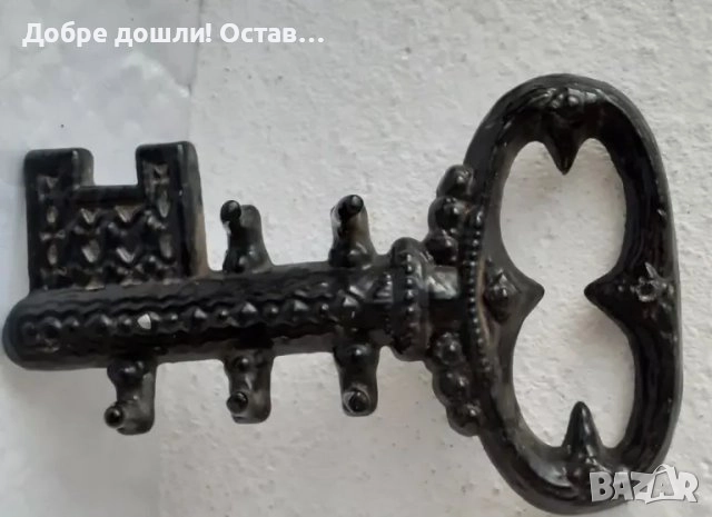 Закачалки: бяла, метал, емайл, емайлирана, слон, котва, ключ - закачалка, снимка 17 - Други ценни предмети - 28975320