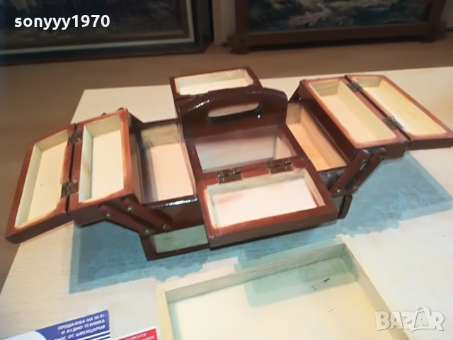 кафява готина кутия за съкровища-внос англия, снимка 3 - Колекции - 29138056