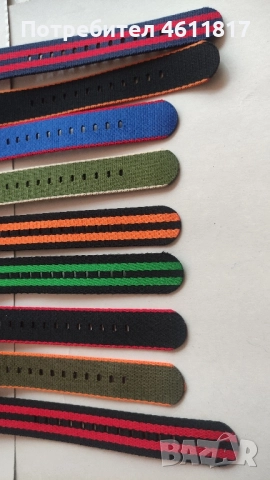 Каишки НАТО 20мм, снимка 5 - Каишки за часовници - 52188451