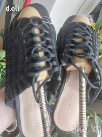 Mimco Australia Size 37.100% Кожа Страхотни чехли, снимка 3 - Чехли - 51233944