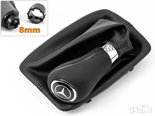КОЖЕНА ТОПКА СКОРОСТЕН ЛОСТ МАНШОН за MERCEDES W204 S204 C204 GLK W212 S212 C207 МЕРЦЕДЕС АВТОМАТИК, снимка 6 - Аксесоари и консумативи - 41805435
