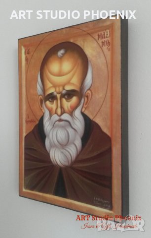 Икона на Свети Максим Изповедник icona Sveti Maksim, снимка 3 - Картини - 13244109