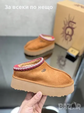 UGG Дасмки Кафеви Чехли На Платформа Код SK2092