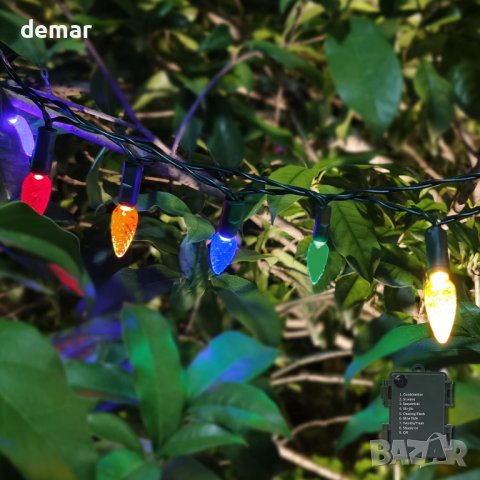 5 м Mini Led цветни, водоустойчиви светлини