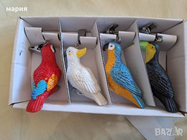 Комплект папагали за декорация, снимка 4 - Други - 40057207