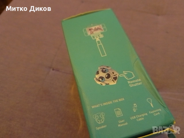 мини безжична Bluetooth тонколона с дизайн на панда. Нова