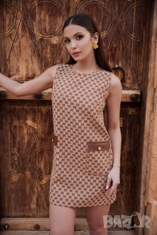 Gucci луксозна дамска рокля , снимка 5 - Рокли - 49823813