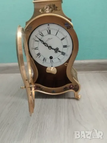 Каминен часовник в бароков стил, снимка 2 - Други ценни предмети - 47547392