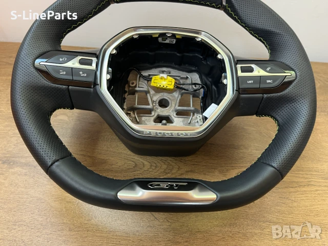 Оригинален с перфорирана кожа Мулти волан GT Peugeot 208 2008 Пежо pejo, снимка 4 - Части - 51397689