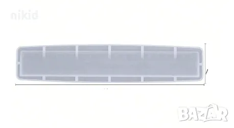 линия триъгълник транспортир силиконов молд форма смола дфондан декор , снимка 3 - Форми - 47489028