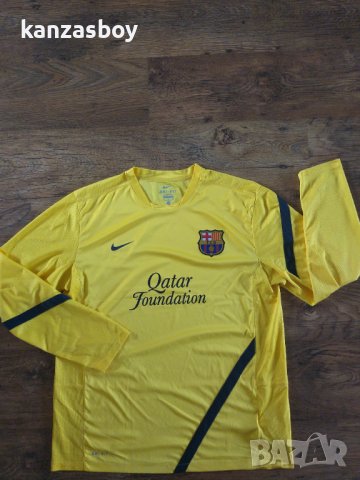 nike Barcelona FC Barca FCB Spain nike 2011/12 men's - страхотна мъжка блуза КАТО НОВА ХЛ, снимка 4 - Блузи - 40423142