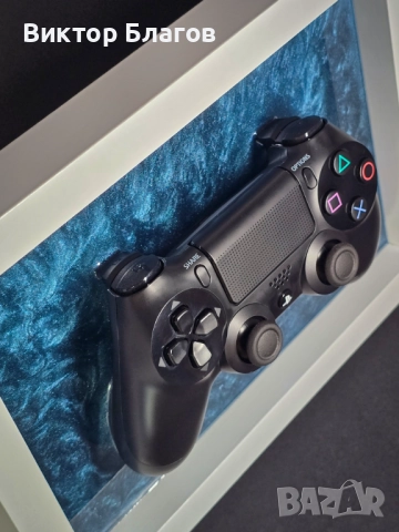 Dualshock 4 контролер в рамка с епоксидна смола, снимка 3 - Аксесоари - 52908914