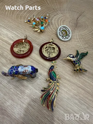 Лот от брошки и висулки