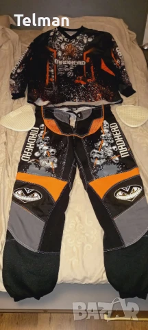 Мотокрос екипировка каска ботуши, снимка 2 - Аксесоари и консумативи - 51352662