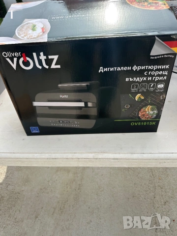 Фритюрник Air Fryer & Grill 12в1 Oliver Voltz OV51015K, 1800W, 4 аксесоара, Интелигентен сензор, Тай, снимка 2 - Фритюрници - 54157668