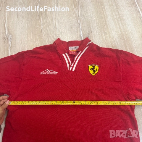 Оригинална тениска Ferrari Michael Schumacher колекционерска размер XL, снимка 5 - Тениски - 52858038