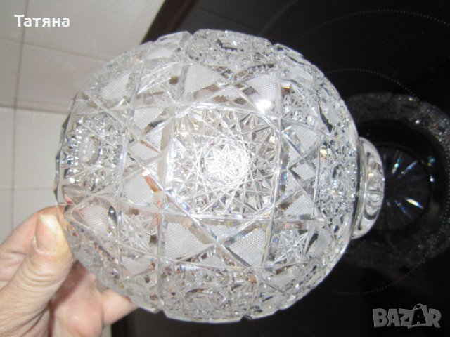 КРИСТАЛНИ ЧАШИ ЗА УИСКИ  ПО 12 БРОЯ КОМПЛЕКТ  ;КРИСТАЛНА СФЕРА -БОХЕМИЯ и др       , снимка 9 - Сервизи - 31542717