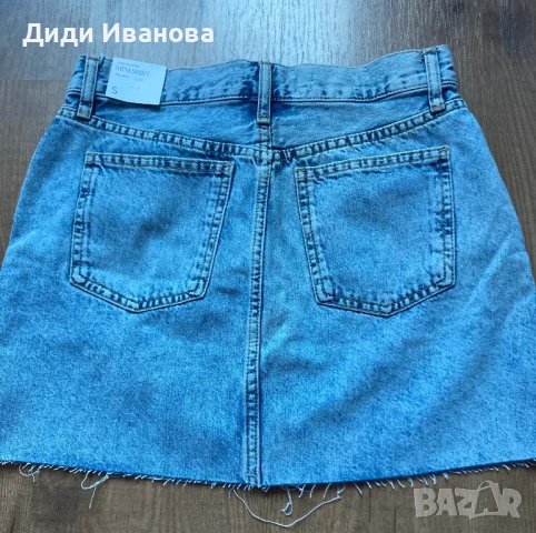 Дънкова пола, снимка 2 - Поли - 51183681