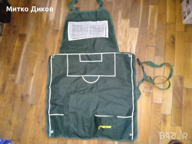 Работна престилка нова за барбекю на Еврофутбол промазан плат