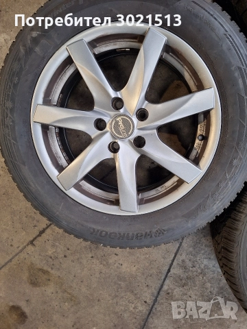 Hyundai/Kia джанти 17 цола със зимни гуми, снимка 3 - Гуми и джанти - 52558678