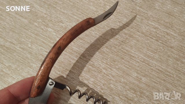 Джобен нож - неръждаема стомана и дърво, снимка 5 - Ножове - 36866361